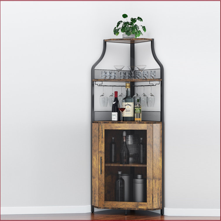 Vertical wine rack online cabinet